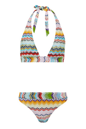 Crochet Halterneck Bikini